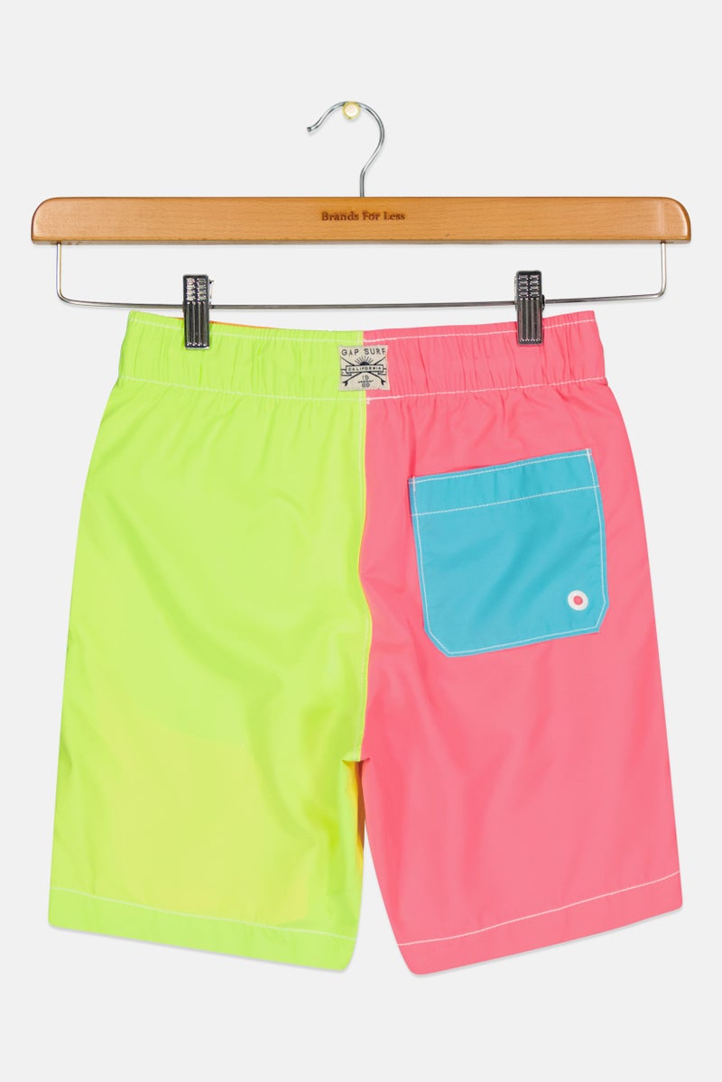 GAP Kids Boy Colorblock Basic Shorts, Multicolor - Image 2