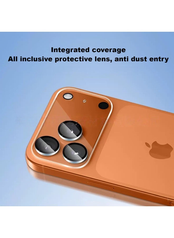 واقي عدسة زجاجي للكاميرا لهاتف iPhone 17 Pro Max شفاف - Image 4