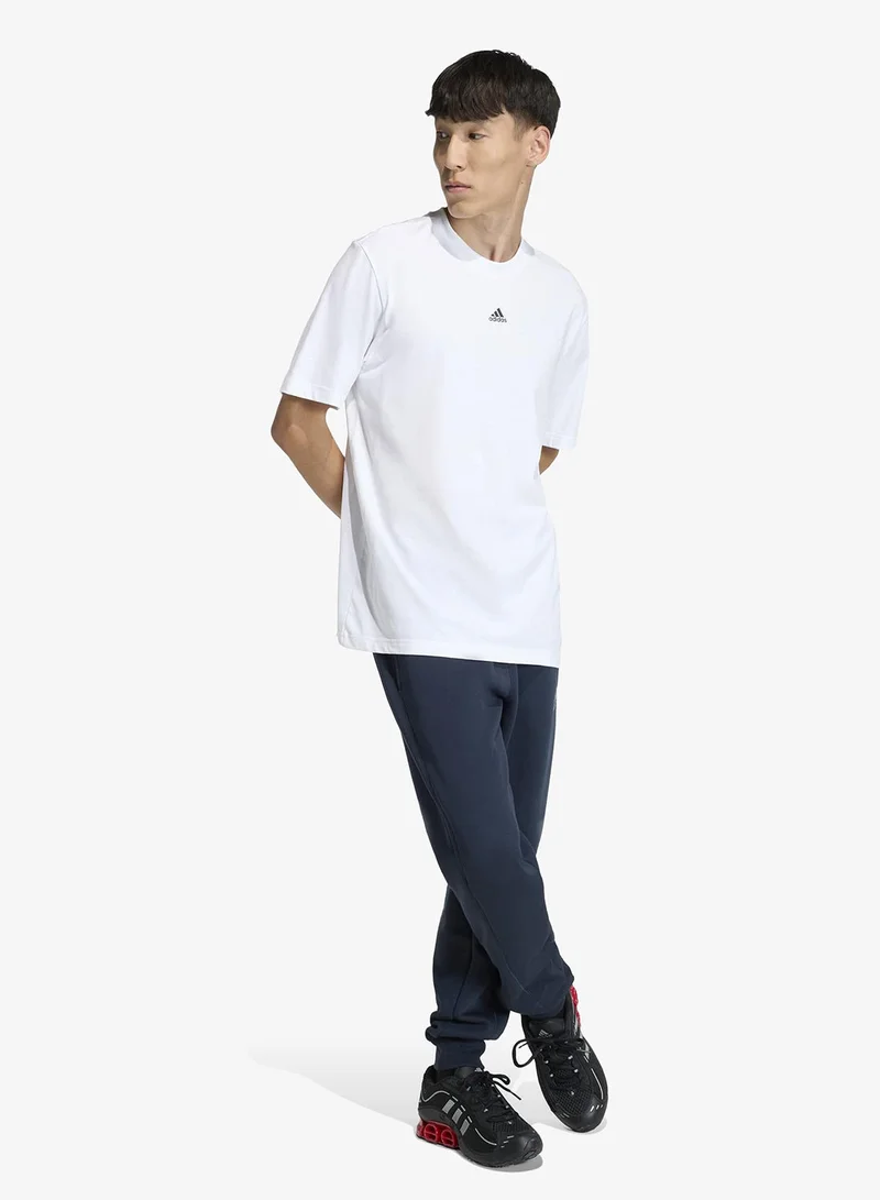 Adidas Originals WHITE Teamgeist Logo Movement Graphic T-Shirt for Men | Best Price UAE