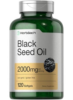Horbäach Black Seed Oil 2000mg - 120 Softgels  - Image 1