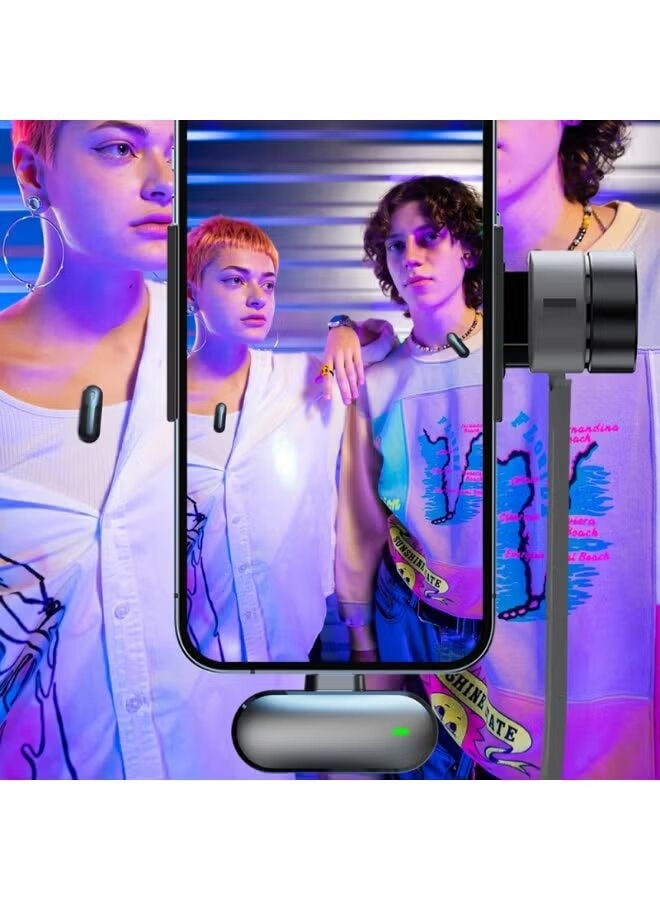 Yesido KR16 Wireless Lavalier Microphone – Clip-On Omni-Directional Mic for Studio-Quality Sound, Noise Reduction, Long Battery Life & Stable Wireless Recording for Podcasts and Videos - Image 3