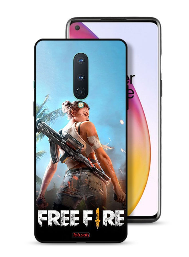 Tolwak OnePlus 8 Protective Case Cover Free Fire - Image 1