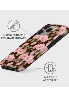 BURGA Burga Luxury Styled Fashion 16 Pro Case Compatible with Double Layer Silicone Protective Case Desert Rose  - Image 4