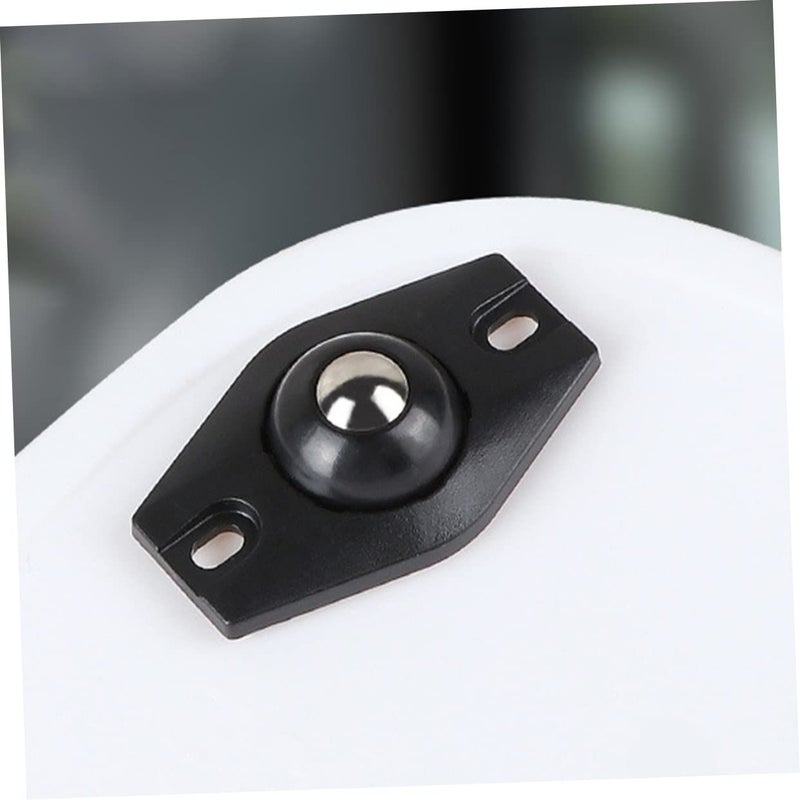 4 Sets Mini Caster Wheels Adhesive Stainless Steel For Storage Box 8 Pieces Each - Image 4