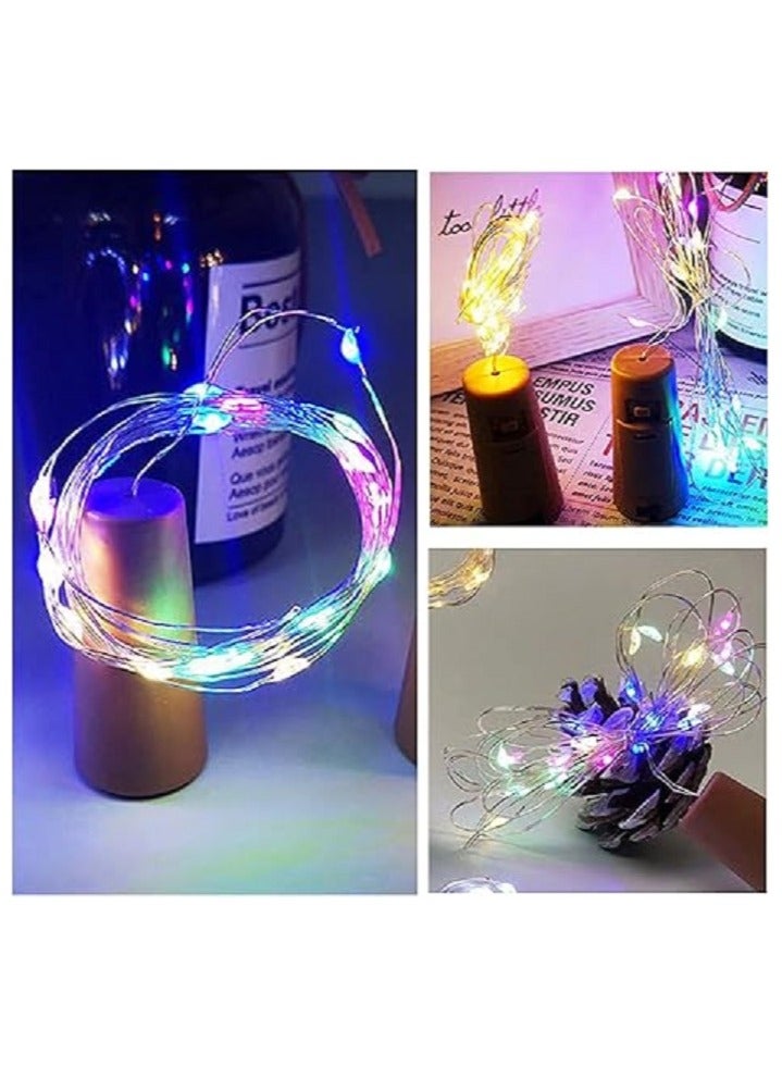 أضواء ديكورية   LED لعيد الميلاد وحفلات الزفاف في ديوالي (ضوء متعدد الالوان) سلسلة أضواء LED خيالية لعيد الميلاد لتزيين حفلات الزفاف 50 سم  - Image 1