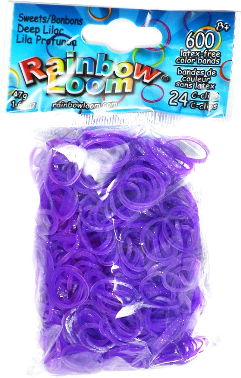 مجموعة أشرطة مطاطية B0141 من Rainbow Loom لصنع المجوهرات للأطفال