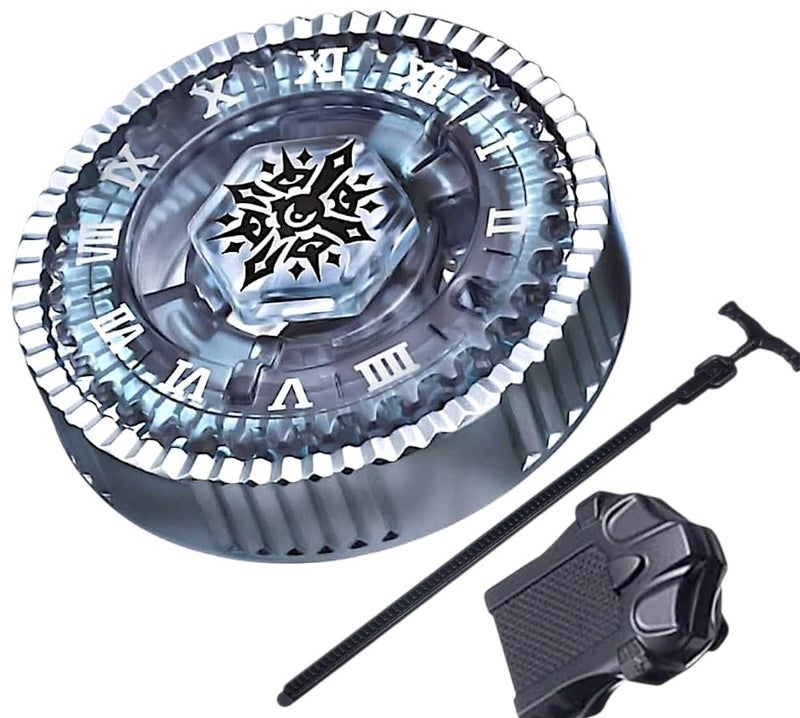 BattleKid BB 104 Basalt Horogium 145WD Defence Type Metal Master Bey Set with Launcher - Durable, High-Performance, Perfect for Spinning Battles - Toy for Kids and Collectors - Image 1