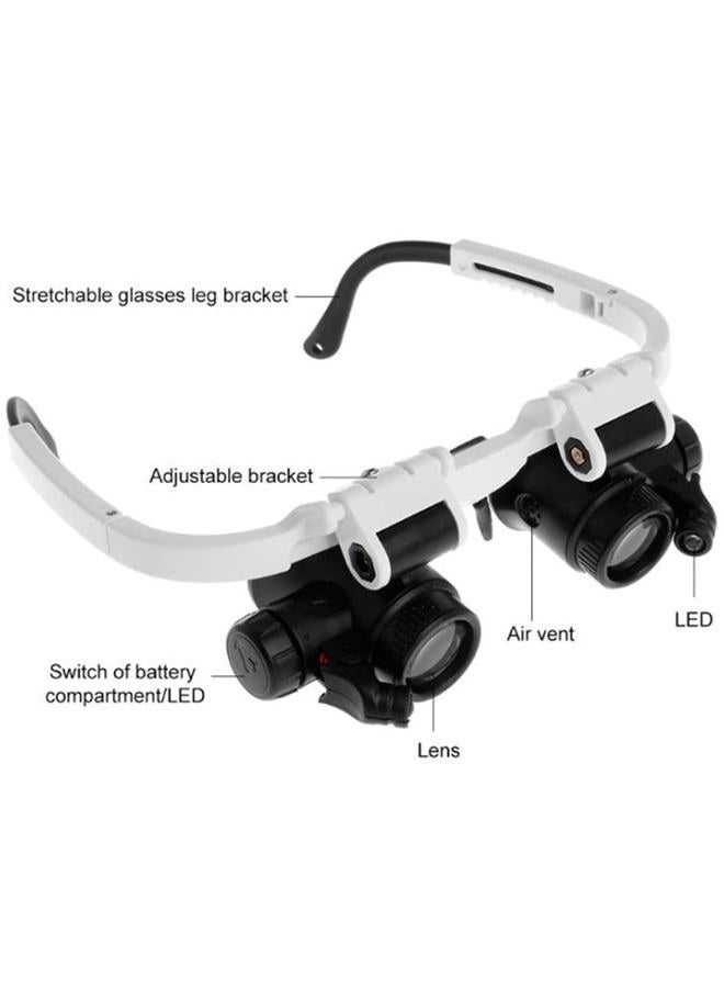Iywish Magnifying Glasses Jewelry Loupe 8X 15X 23X Watch Repair Magnifier Miniature Magnifying Glass LED Headband Hands Free Magnifier Illuminated Magnifier - Image 4