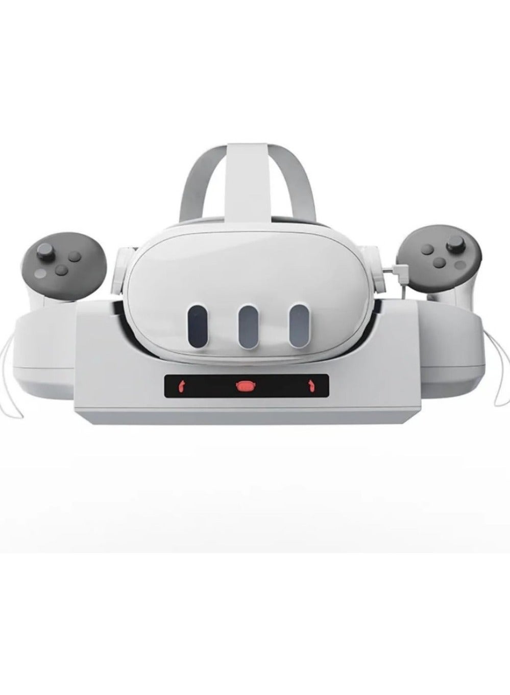 Charging Dock For Oculus/Quest 3 VR Headset Controller Charger Station Wall-Mounted Stand With LED Indicator Rechargeable Battery