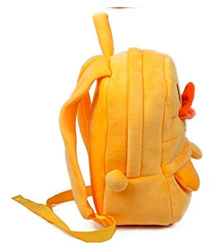 blue tree School Bag for Cute Kids for (1-6 Years), Preschool Soft Plush Duck Bag for Toddlers, Embroidery Designs Travel Animal Cartoon Backpack for Baby Boys and Girls - Image 3