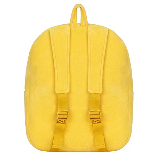 blue tree School Bag for Cute Kids for (1-6 Years), Preschool Soft Plush Duck Bag for Toddlers, Embroidery Designs Travel Animal Cartoon Backpack for Baby Boys and Girls - Image 4