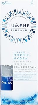 LUMENE Nordic Hydra LAHDE Moisturizing Prebiotic OilCocktail for Dehydrated Skin Vegan 30ml - Image 2