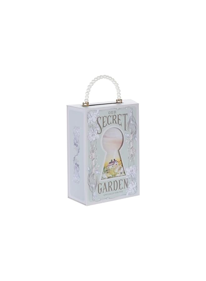 The Bros Secret Garden Beautiful Gift Box, 27H x 18.5L x 10W cm, Baby blue - Image 2