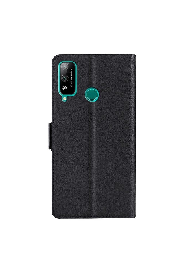 HuHa Case Cover For Honor Play 4T Ultra-thin Voltage Side Buckle PU + TPU Leather Phone Case(Black) - Image 3
