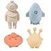 AMCHSURI Bath Toys Space Rocket 4 Pack DishwasherSafe Mold Free Silicone Bath Toys Soft Squeezable Float on Water Soft EasyGrip Baby Toddler Bath Toy Set Baby Pool Toys - Image 2