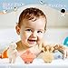 AMCHSURI Bath Toys Space Rocket 4 Pack DishwasherSafe Mold Free Silicone Bath Toys Soft Squeezable Float on Water Soft EasyGrip Baby Toddler Bath Toy Set Baby Pool Toys - Image 4