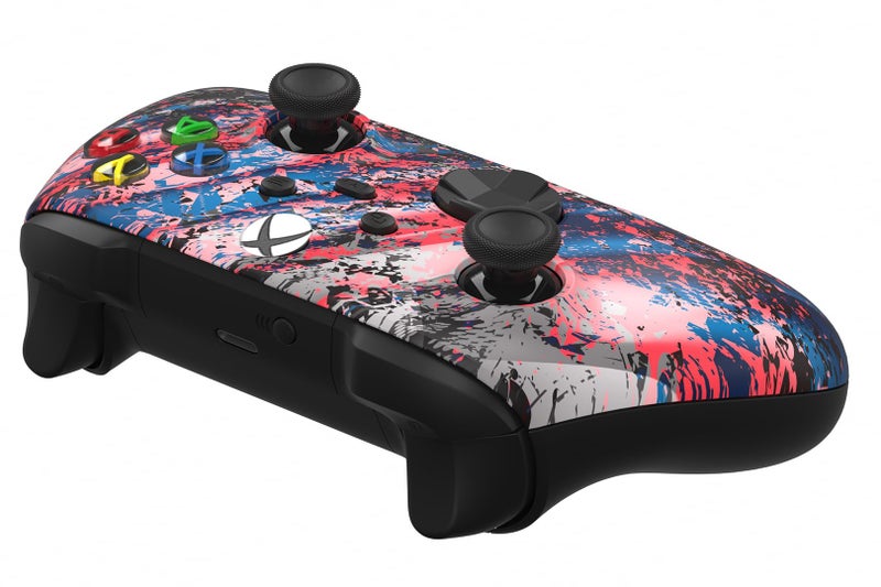 Custom Controllerzz Wireless Controller for Microsoft Xbox Series X/S & Xbox One - Custom Soft Touch Feel - Custom Series X/S Controller (X/S Glacier Burn) - Image 4