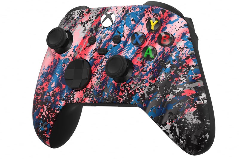 Custom Controllerzz Wireless Controller for Microsoft Xbox Series X/S & Xbox One - Custom Soft Touch Feel - Custom Series X/S Controller (X/S Glacier Burn) - Image 3