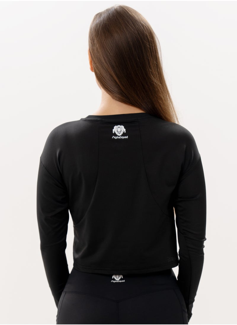 AlphaSquad AlphaSquad Longsleeve Crop Top for Women  - Image 3