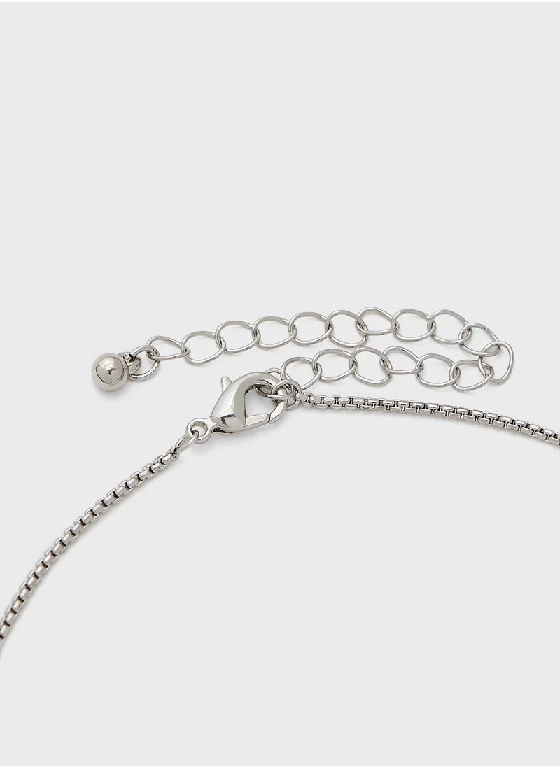 ELLA Stone Pendant Necklace & Stud Earring Set