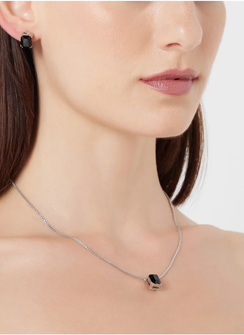 ELLA Stone Pendant Necklace & Stud Earring Set