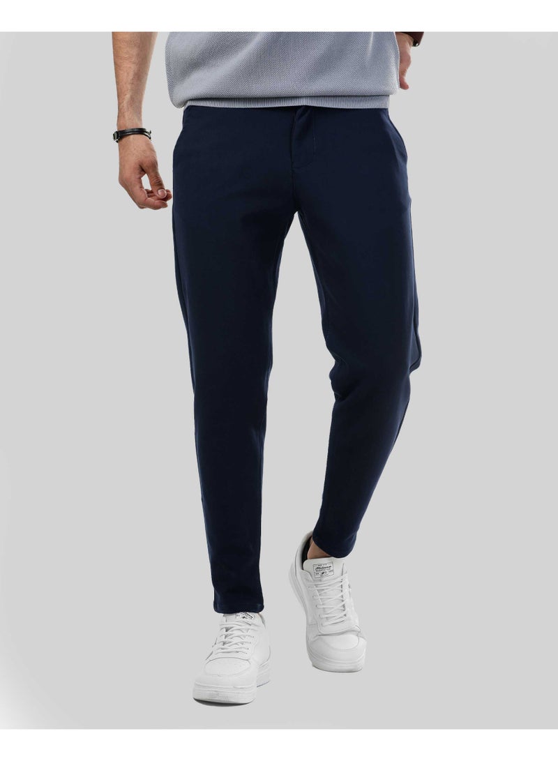 Dott Men's Smart Casual Slim Fit Comfort Trousers - Image 1