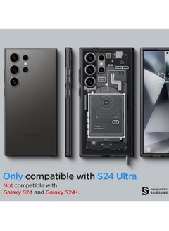General For Spigen Samsung S24Ultra/S24Plus/S24 Technology Magnetic Phone Case, suitable for Samsung S24Ultra/S24Plus/S24 Bracket Phone Case (No Pen)  - Image 2