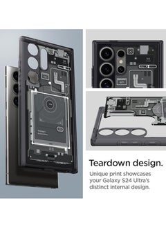 General For Spigen Samsung S24Ultra/S24Plus/S24 Technology Magnetic Phone Case, suitable for Samsung S24Ultra/S24Plus/S24 Bracket Phone Case (No Pen)  - Image 4