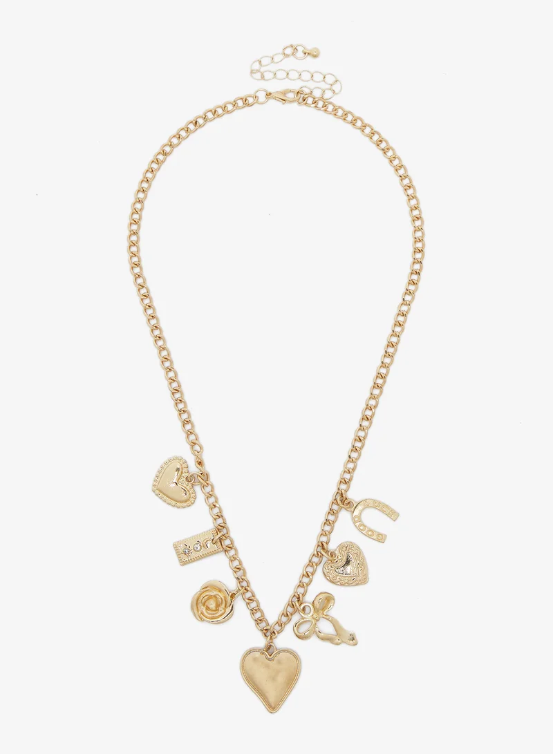 جينجر Multipack Layered Chain Necklace with Charms