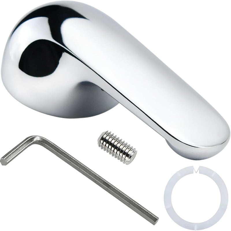 Ahenbal H79 Single Metal Lever Handle Kit for Delta, Compatible with 1300/1400 Series Tub and Shower Faucets, Bathroom Faucet Replacement Accessories, Chrome - Image 1