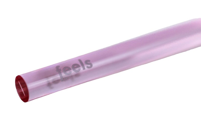 Feels Lash Cleaning Brush Eyelash Extensions Shampoo Brush Soft Curved Fluffy Cleansing (1 pack, Pink) - Image 3