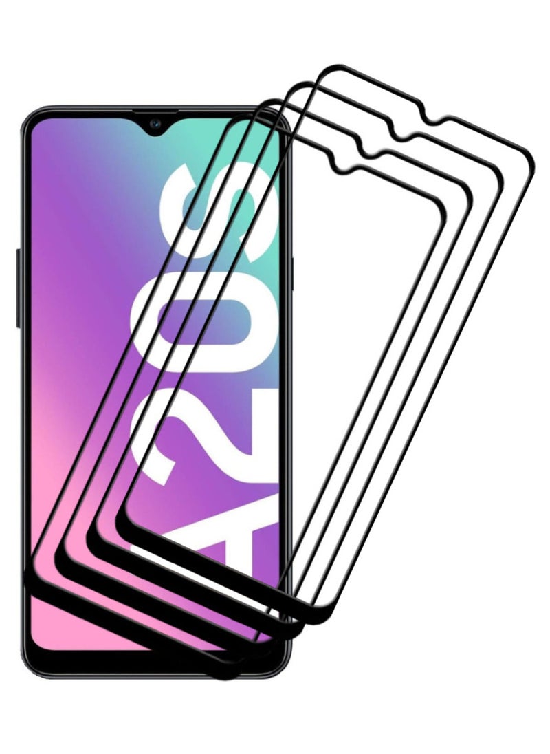 ACLIX 4 Pieces Antistatic ESD Dustproof Premium Quality High Definition Tempered Glass Screen Protector Designed For Samsung Galaxy A20s - Image 1