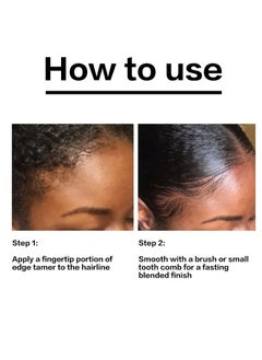 Luxfume Edge Control for Black Hair No Flaking Nourish Hair And Styling High Shining Long Lasting Extreme Strong Natural Formula Hair Gel 90g  - Image 5