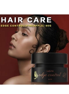 Luxfume Edge Control for Black Hair No Flaking Nourish Hair And Styling High Shining Long Lasting Extreme Strong Natural Formula Hair Gel 90g  - Image 3
