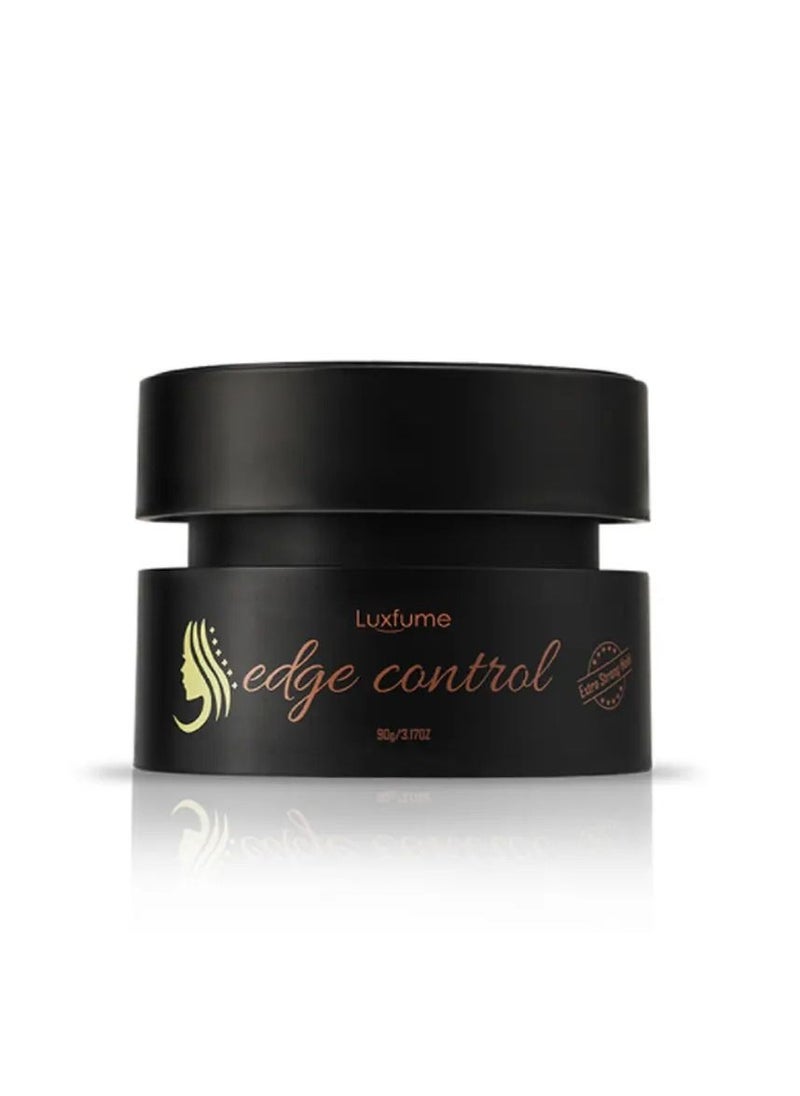 Luxfume - Edge Control for Black Hair No Flaking Nourish Hair And Styling High Shining Long Lasting Extreme Strong Natural Formula Hair Gel 90g - Image 1