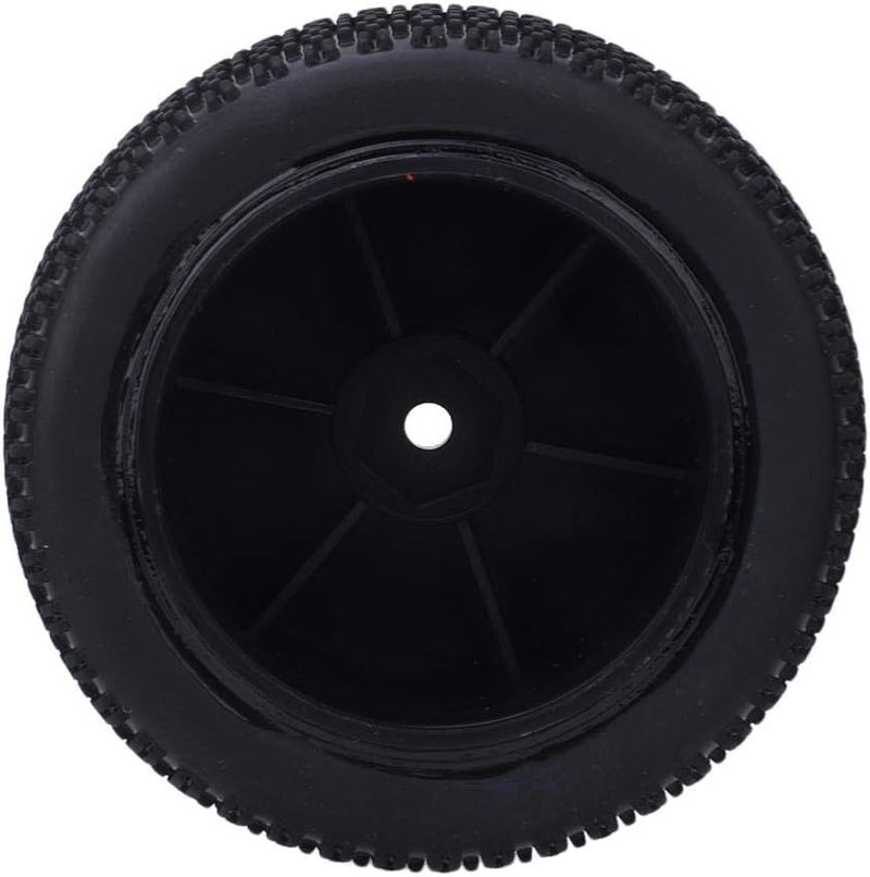comfrt 2Pcs RC Tire, 1:14 Scale RC Car Rear Tires Tire Replacement Tyre Upgrade Spare Parts RC Modification Accessory for Wltoys 144001 1/14 RC Car(Black) - Image 2