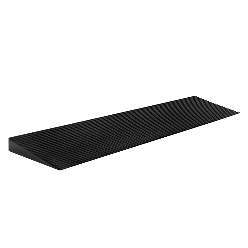 Ruedamann 138 Rise Threshold Ramp for Doorways 1500 Lbs Capacity 354 Wide Door Ramps for Wheelchairs NonSlip Rubber Ramp for Door Threshold is Cuttable for Doorways Curb Step