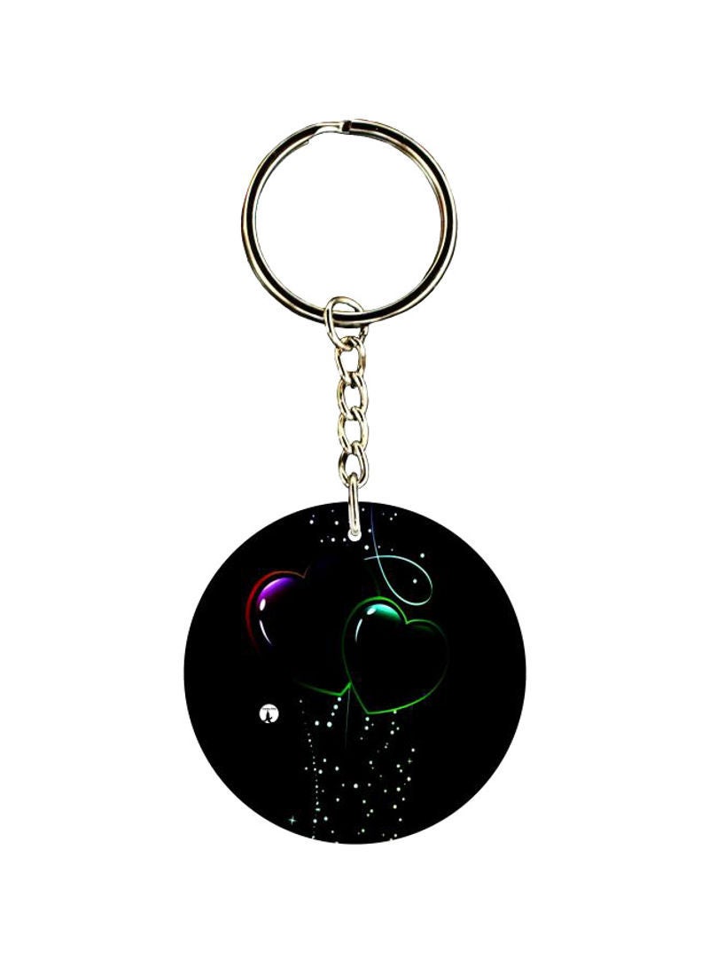 RKN Heart Printed Keychain