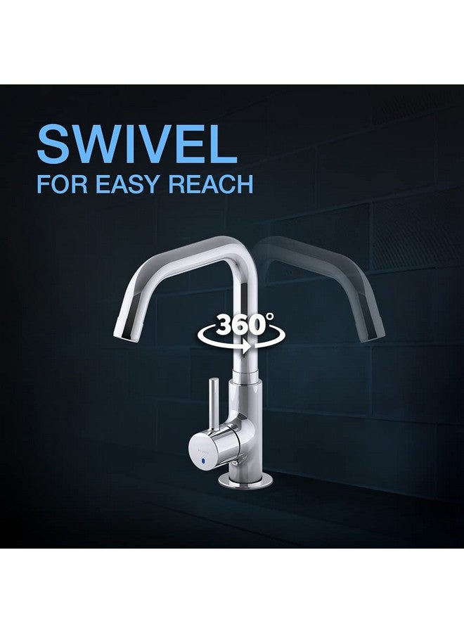KOHLER cuff Deck-mount single-handle cold-only premium kitchen faucet, with swivel spout for easy reach - Image 5