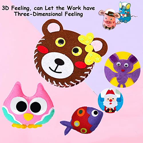 FEBSNOW 200 Pieces Wiggle Eyes Self Adhesive Black White Googly Eyes for DIY Crafts Decoration (30mm) - Image 5