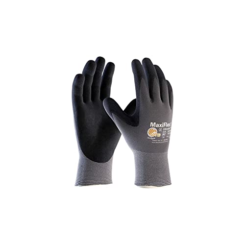 MaxiFlex Ultimate Nitrile Gloves, Gray/Black (34-874/M) - Image 1