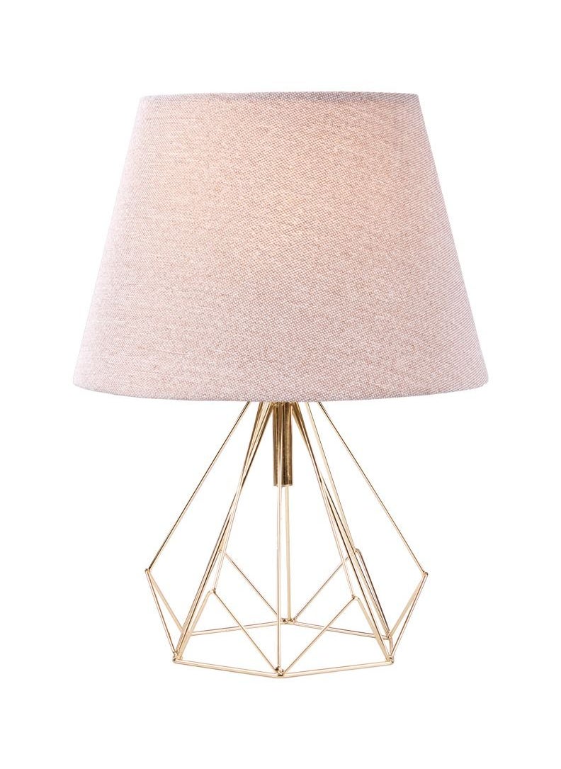 NAGAFA SHOP - bruno 1 lamp white gold table lamp TFWG 1 - Image 1