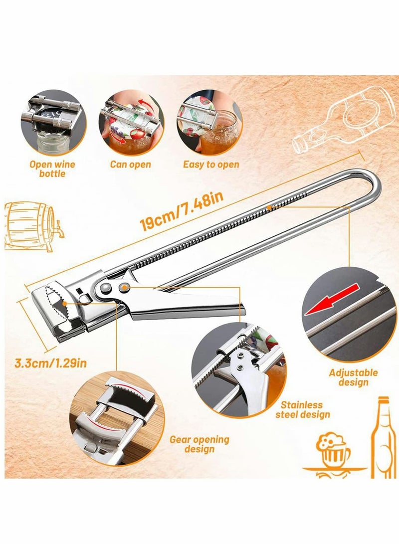 Barakah Master Opener, Adjustable Jar and Bottle Opener, Stainless Steel Jar Lid Gripper - Image 2