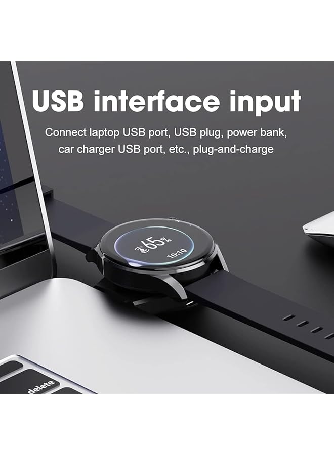 erorex 2 In 1 Usb Charger For Huawei Watch 3 Magnetic Wireless Charging For Huawei Watch 3 Pro Huawei Watch Gt2 Pro Travel Portable Smart Watch Charger For Huawei Watch 3 With Usb C Charger Port  - Image 5