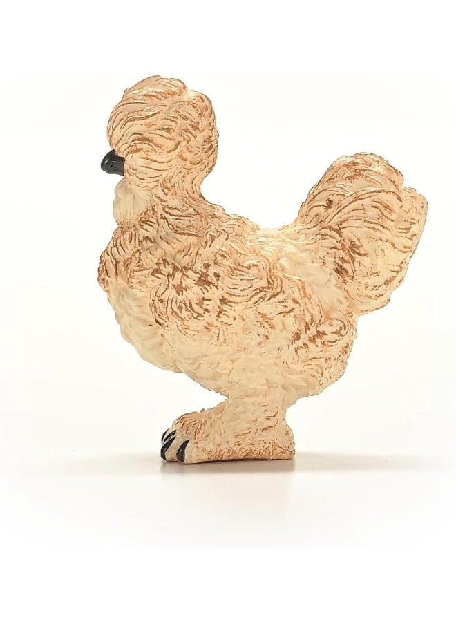 Schleich دجاجة سيلكي من شلايش 14891، من 3 سنوات - عالم المزرعة - تمثال - Image 5