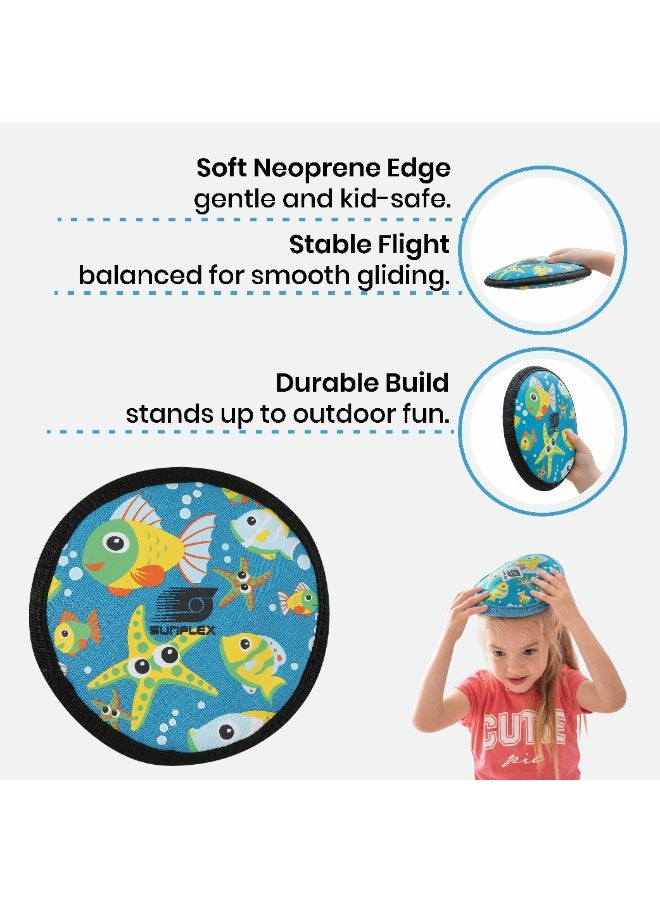 صنفليكس قرص الطيران للأطفال صن فليكس يونغستر أورانوس تصميم الغابة | قرص رمي من النيوبرين للعب المائي والشاطئ والهواء الطلق - Image 2