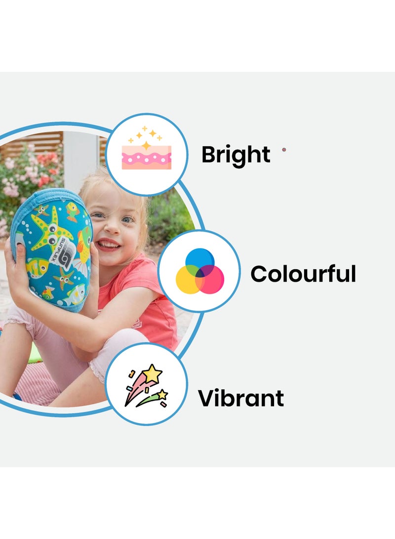 صنفليكس قرص الطيران للأطفال صن فليكس يونغستر أورانوس تصميم الغابة | قرص رمي من النيوبرين للعب المائي والشاطئ والهواء الطلق - Image 5