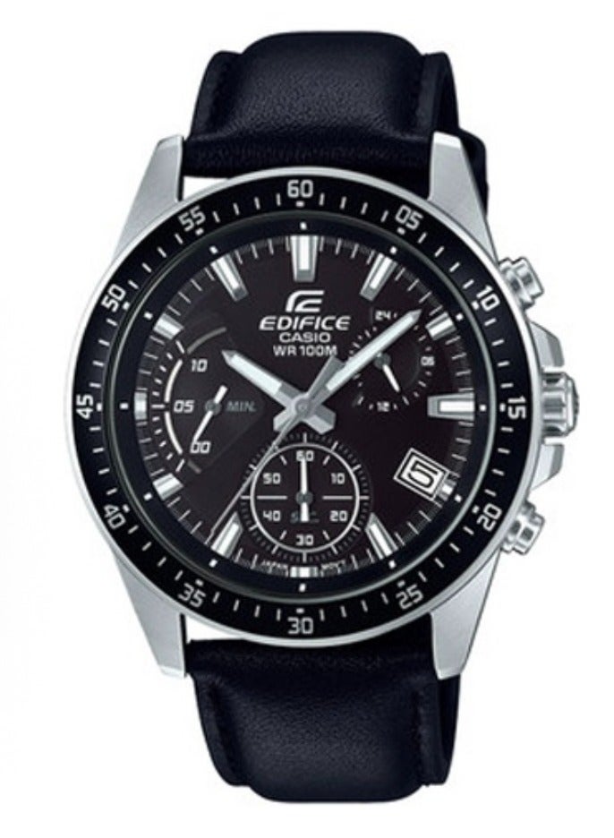 Casio fashion leather strap watch - Image 1