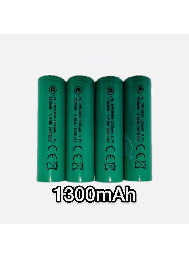 HL 18650 Rechargeable Battery 1300mAh – High Performance Lithium-Ion 4 Pack - Image 1
