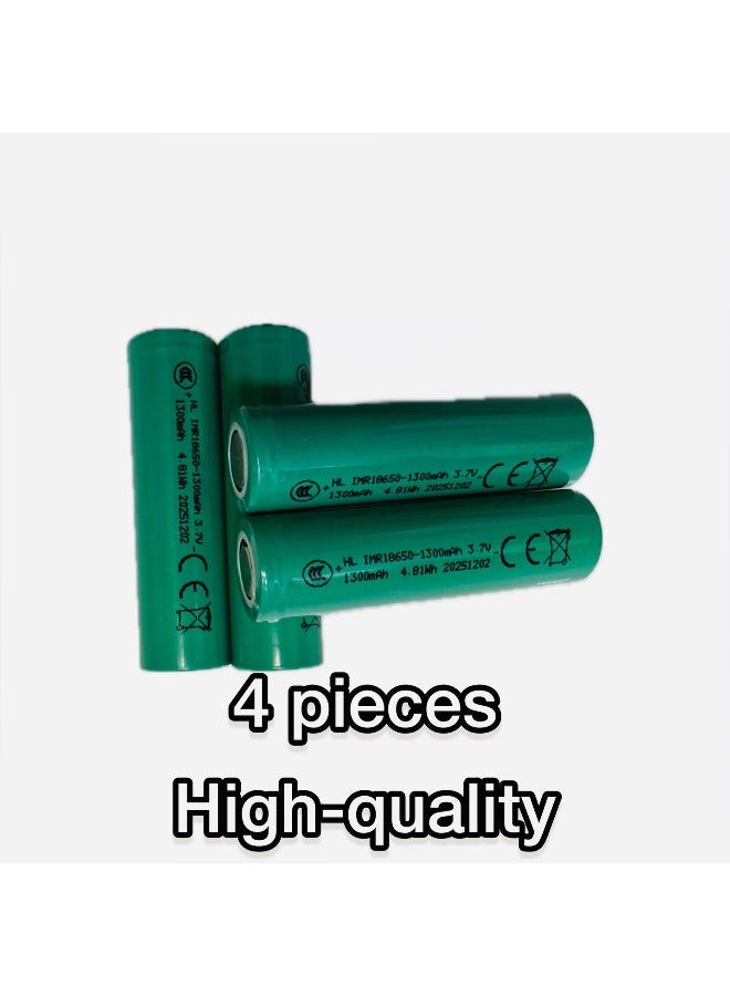 HL 18650 Rechargeable Battery 1300mAh – High Performance Lithium-Ion 4 Pack - Image 2